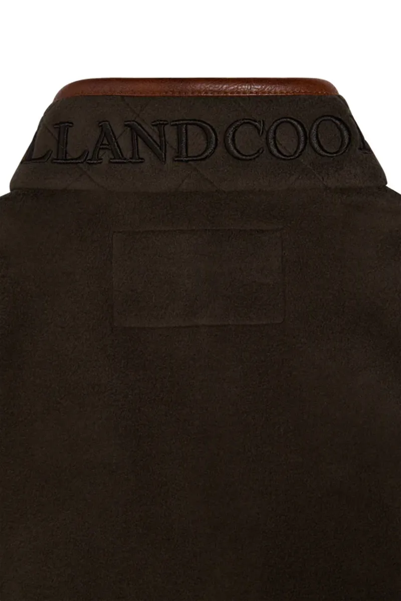 Holland Cooper Little Country Fleece Gilet in Khaki-4