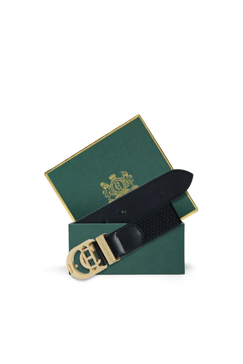 Holland Cooper Stirrup Heritage Belt in Black