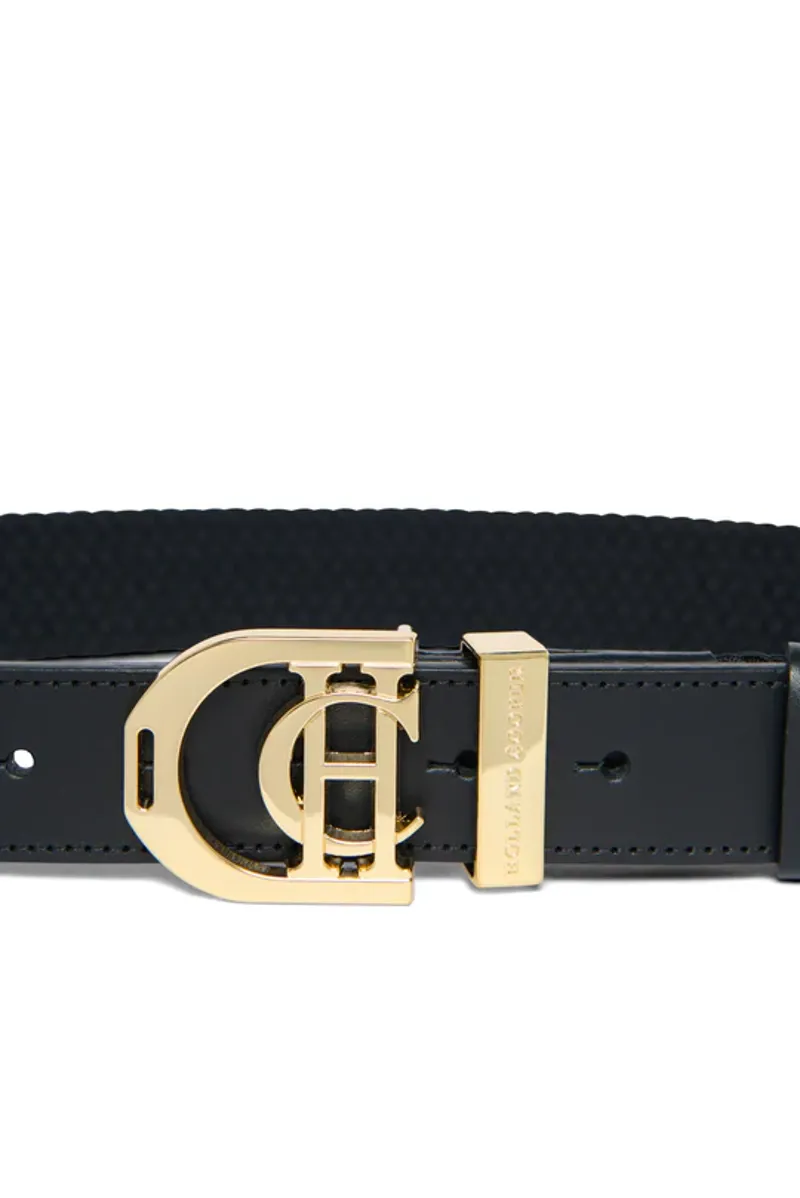 Holland Cooper Stirrup Heritage Belt in Black-1