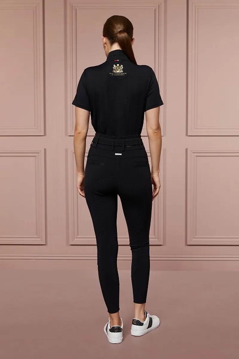 Holland Cooper Premium High Rise Breeches Ladies in Black-2