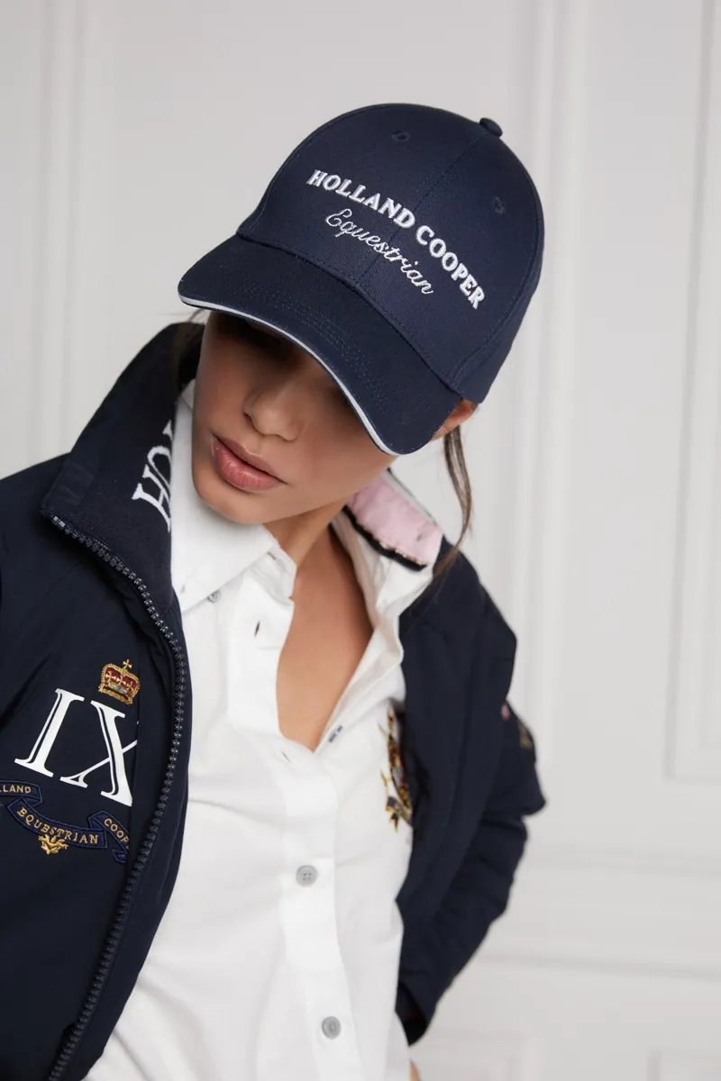 Holland Cooper Equestrian Cap in Ink Navy