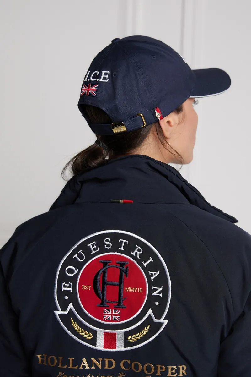 Holland Cooper Equestrian Cap in Ink Navy-9
