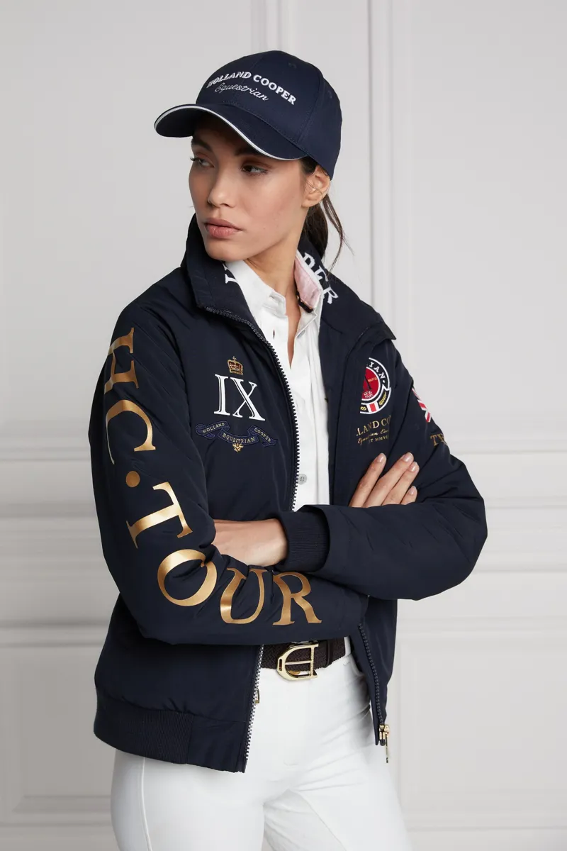 Holland Cooper Equestrian Cap in Ink Navy-7