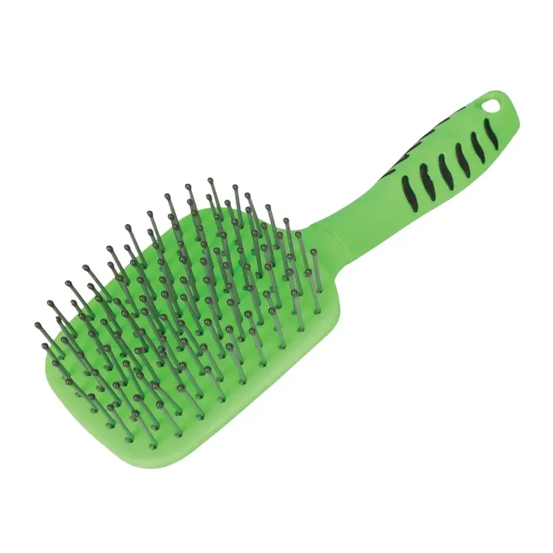 Hy Equestrian Vivid Mane and Tail Brush in Green-1