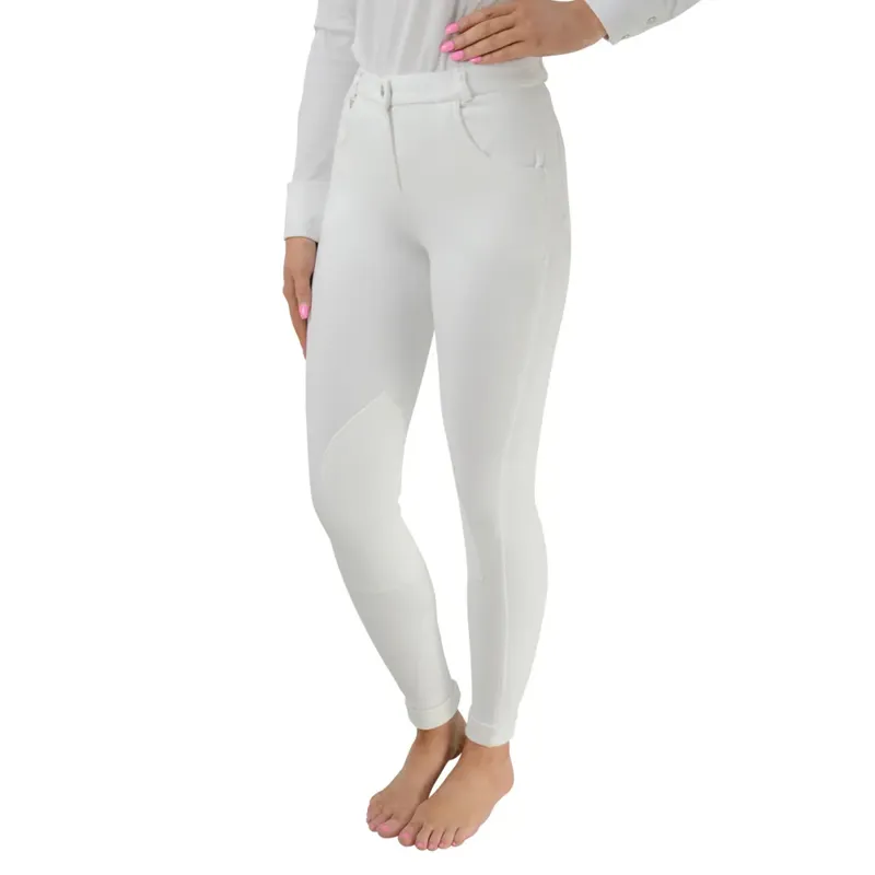 Hy Equestrian Melton Jodhpurs Ladies in White