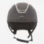 Evoke Elara Classic Peak Riding Helmet in Black and Gunmetal