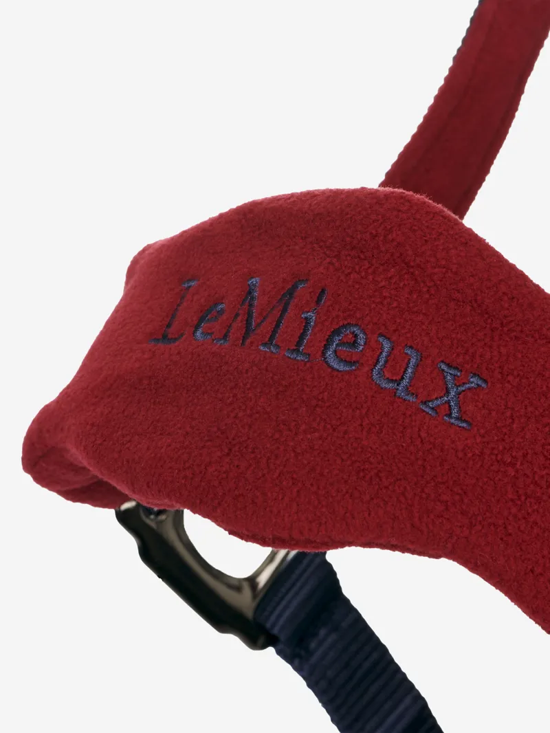 LeMieux Vogue Headcollar and Leadrope in Burgundy-1