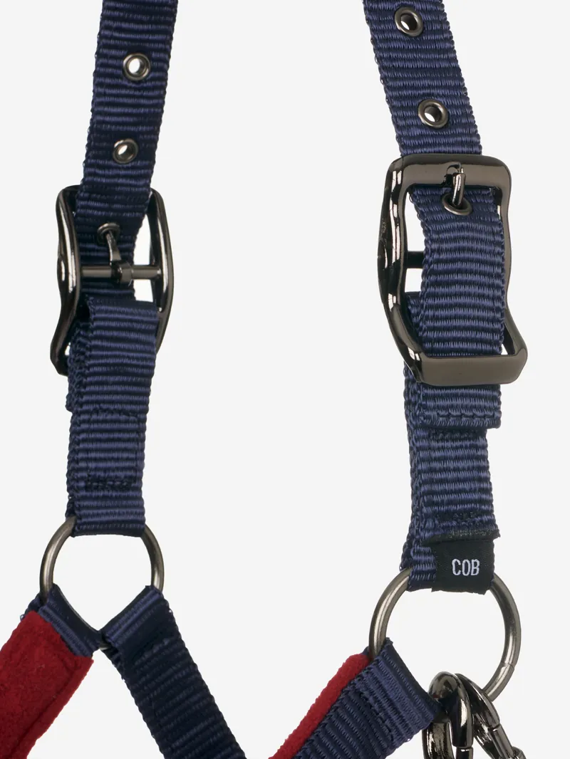 LeMieux Vogue Headcollar and Leadrope in Burgundy-4