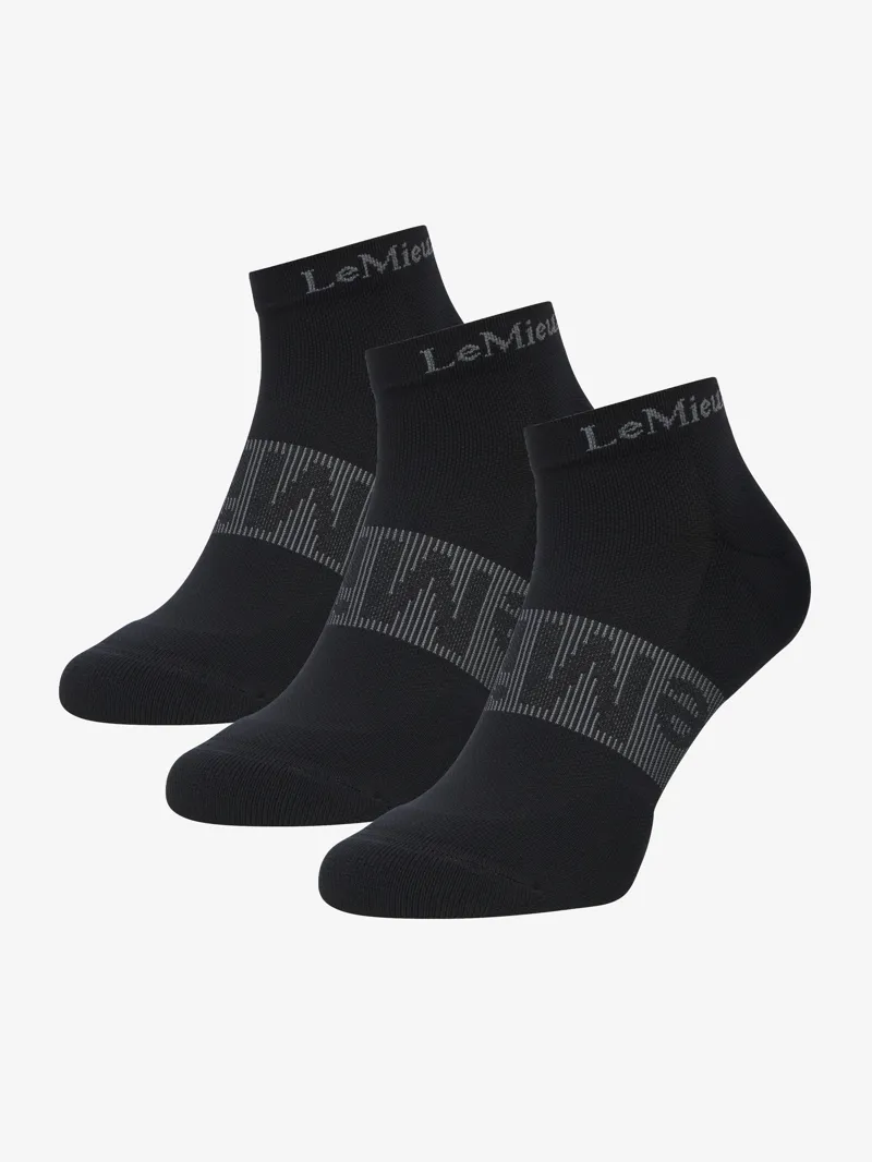 LeMieux Trainer Socks in Black