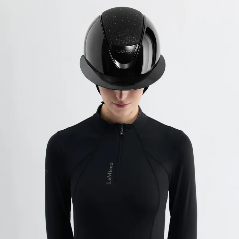 LeMieux Verv Competition Helmet Gloss in Black-1