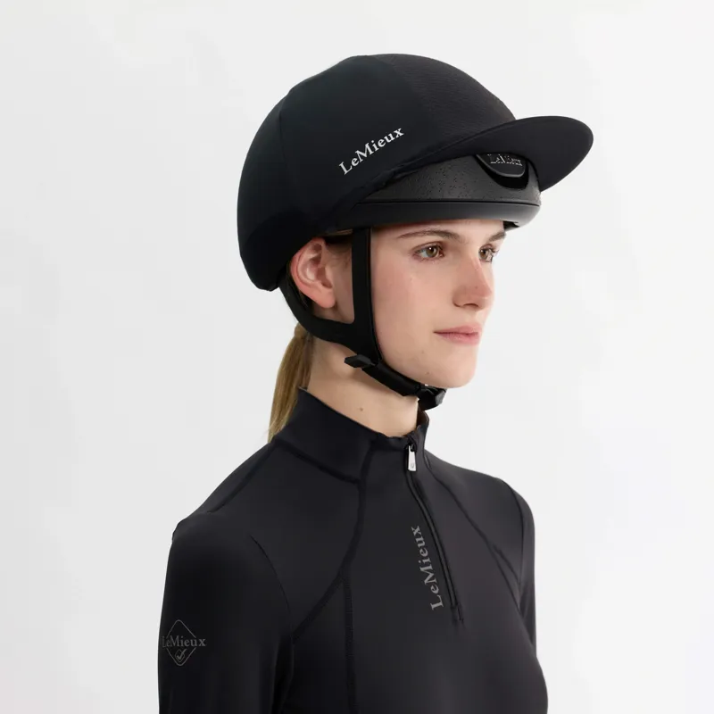 LeMieux Vexa Skull Cap Helmet in Black-3