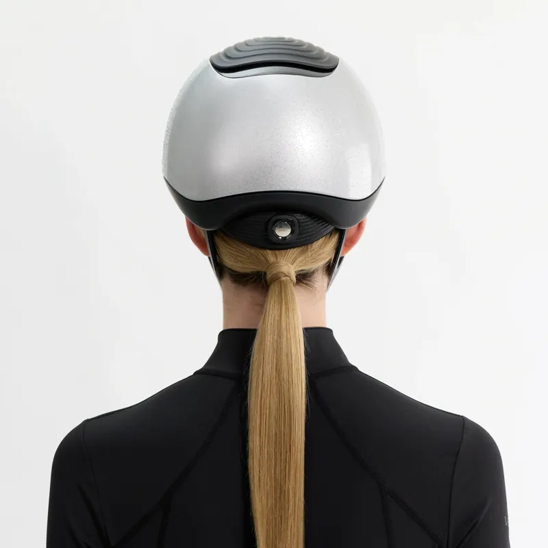 LeMieux Vexa Skull Cap Helmet in Silver-3