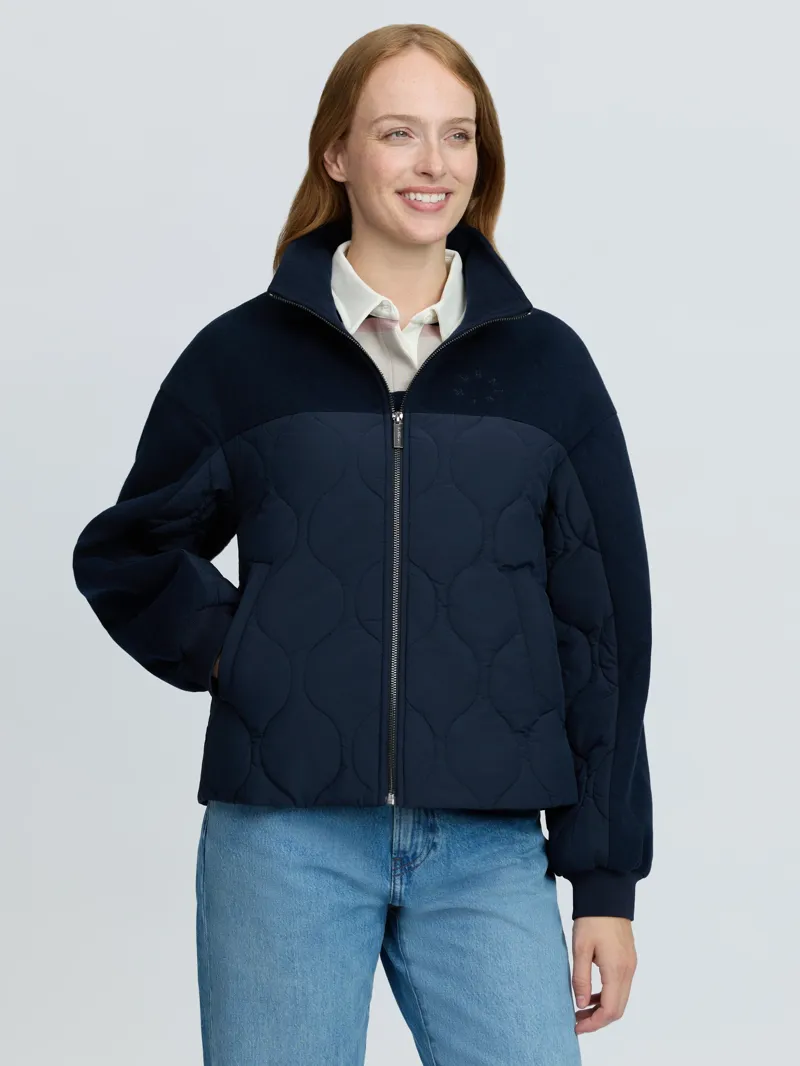 LeMieux Chloe Bomber Jacket Ladies in Navy-3