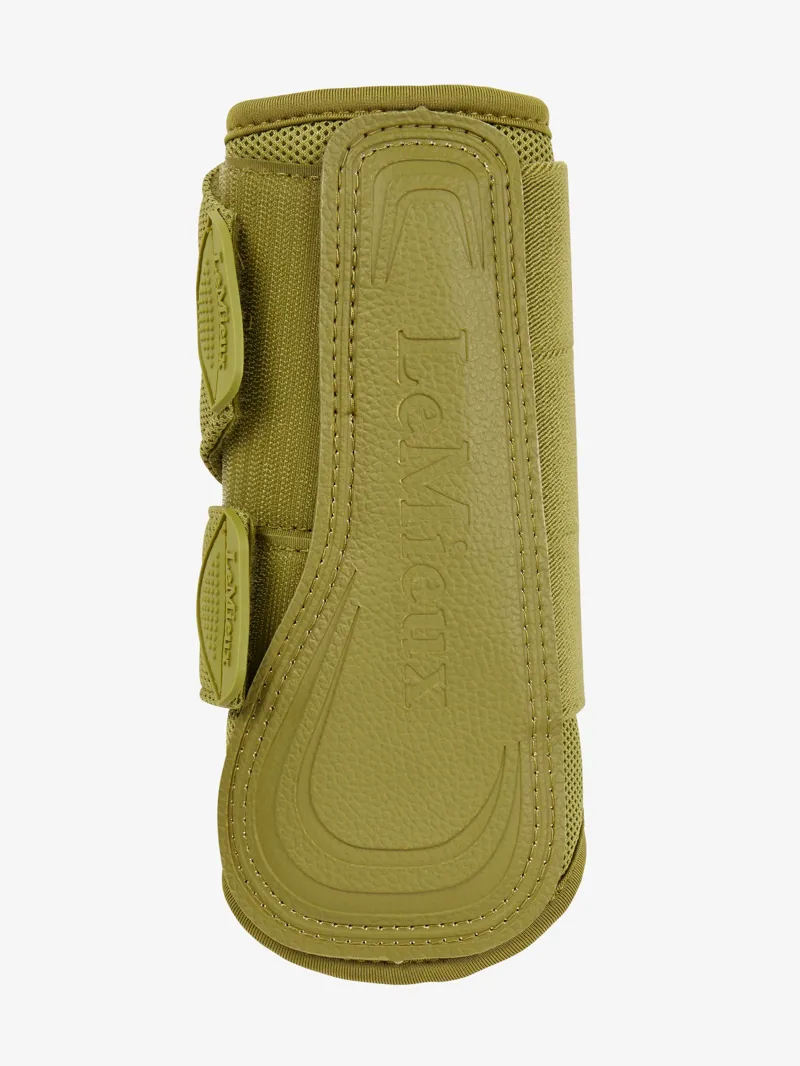 LeMieux Arika Mesh Brushing Boots in Gooseberry-5