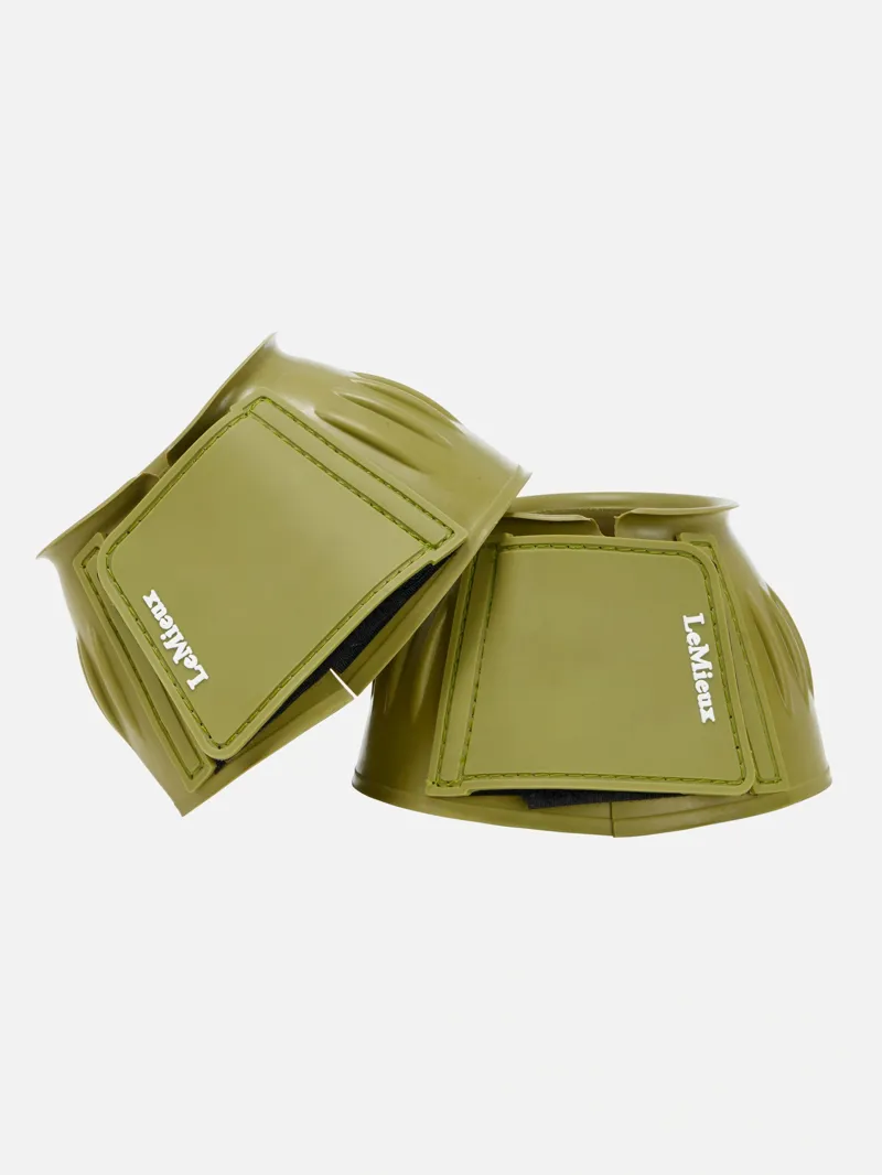LeMieux Rubber Bell Boots in Gooseberry