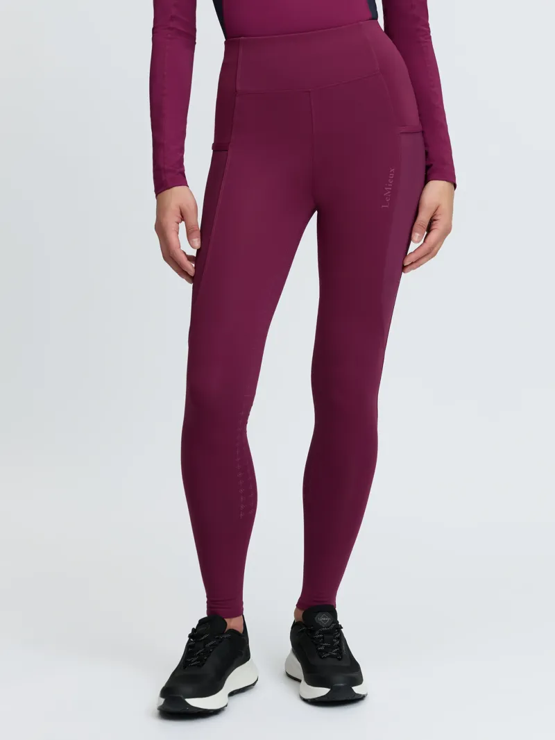 LeMieux Naomi Pull On Breeches Ladies in Blackberry