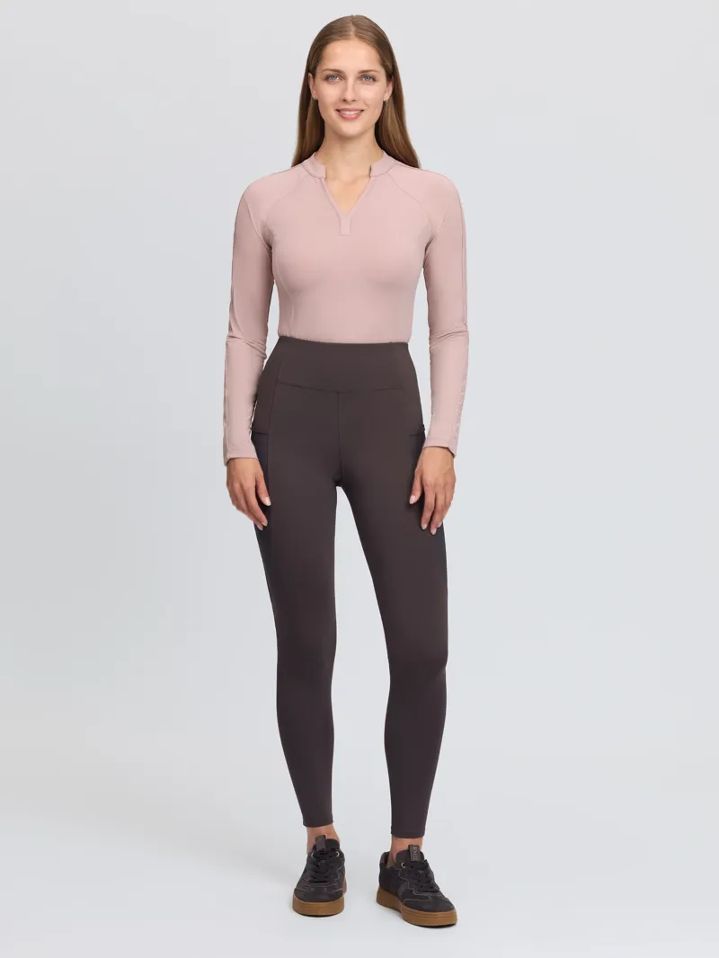 LeMieux Naomi Pull On Breeches Ladies in Cocoa-3