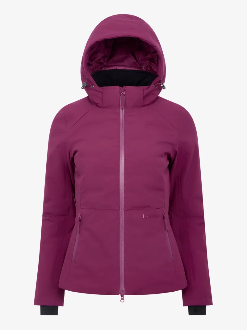 LeMieux Brooke 3 in 1 Waterproof Hybrid Jacket Ladies in Blackberry-2
