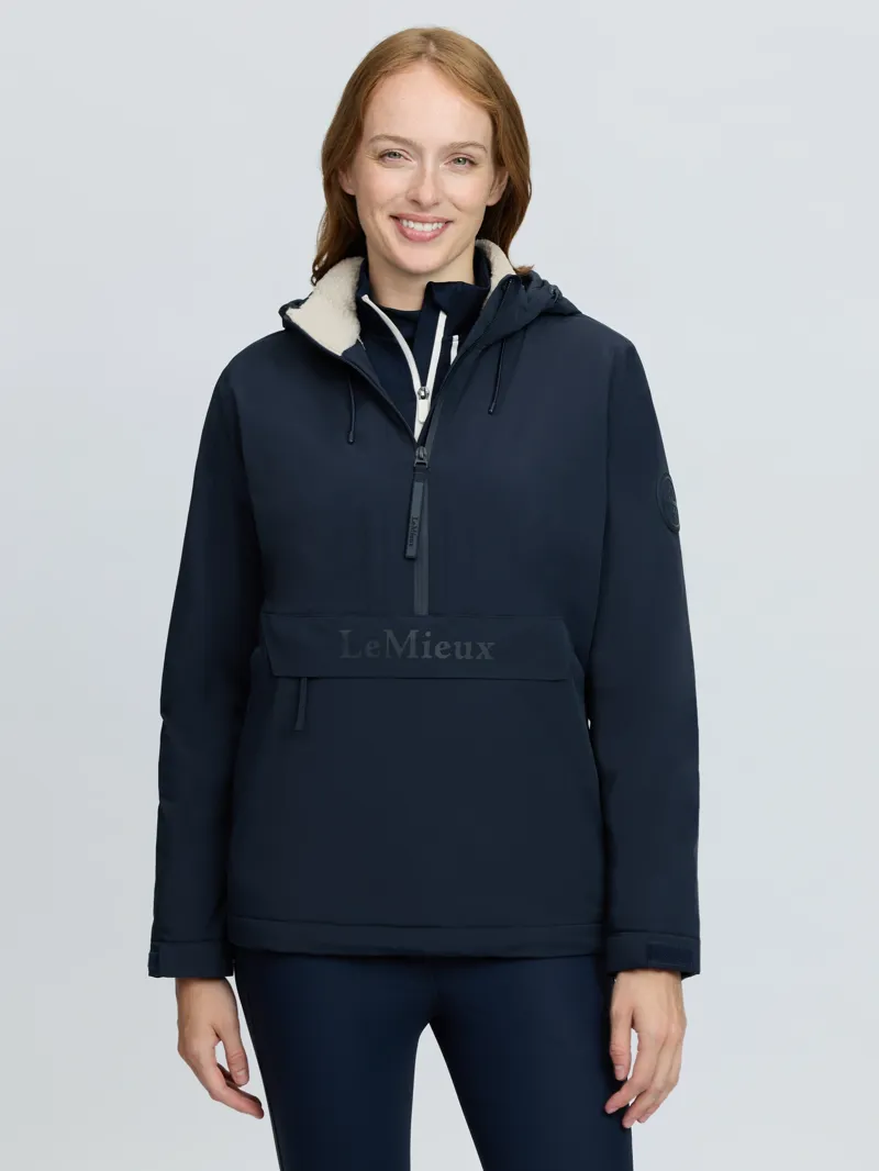 LeMieux Phoebe Half Zip Waterproof Anorak Ladies in Navy