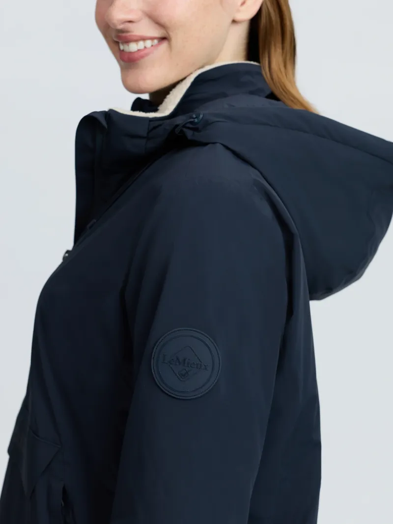 LeMieux Phoebe Half Zip Waterproof Anorak Ladies in Navy-6