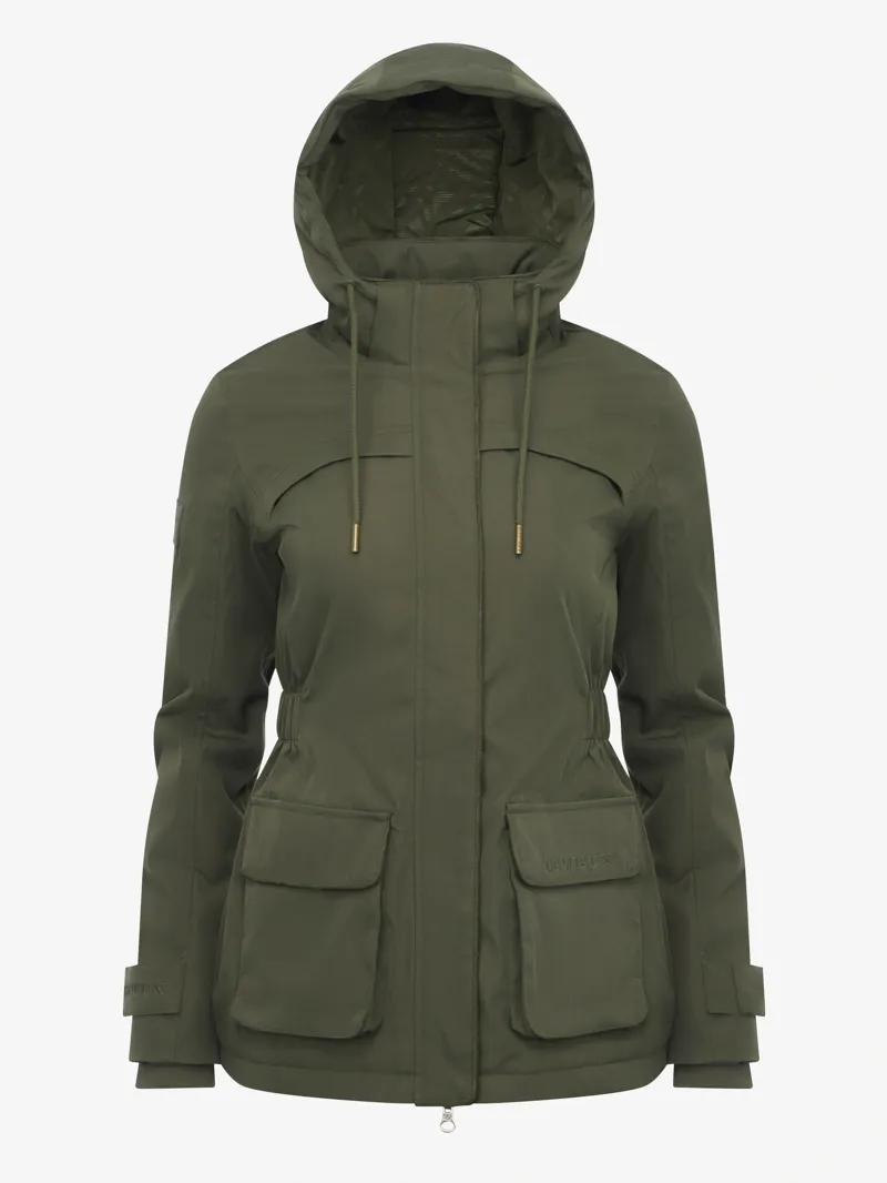LeMieux Heritage Beatrice Waterproof Coat Ladies in Olive-5