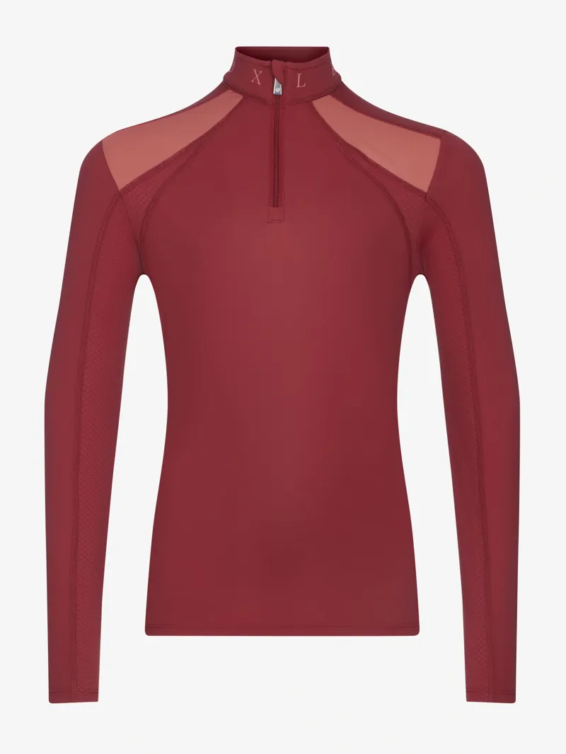 LeMieux Mia Mesh Base Layer Young Rider in Russet-5