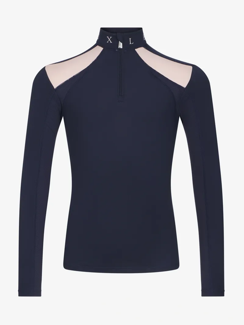 LeMieux Mia Mesh Base Layer Young Rider in Navy-5