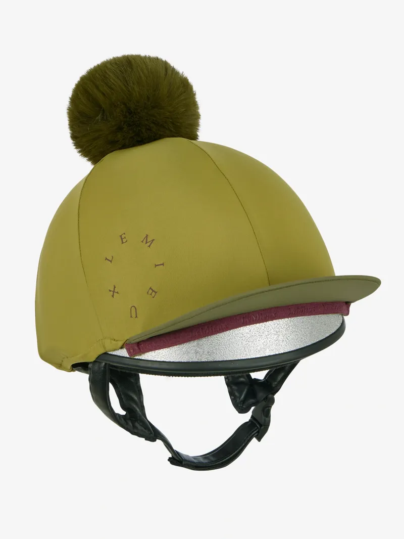 LeMieux Classique Pom Hat Silk in Gooseberry