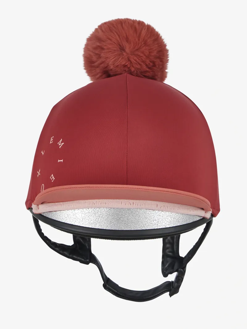 LeMieux Classique Pom Hat Silk in Russet-5