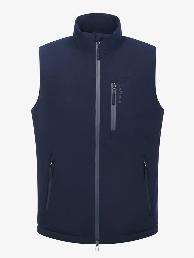 LeMieux Midweight Insulated Gilet Mens in Navy-5