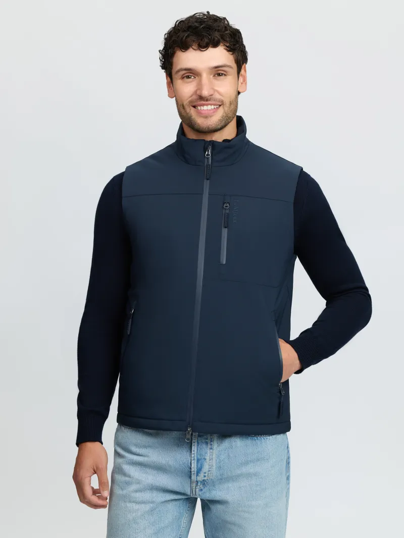 LeMieux Midweight Insulated Gilet Mens in Navy
