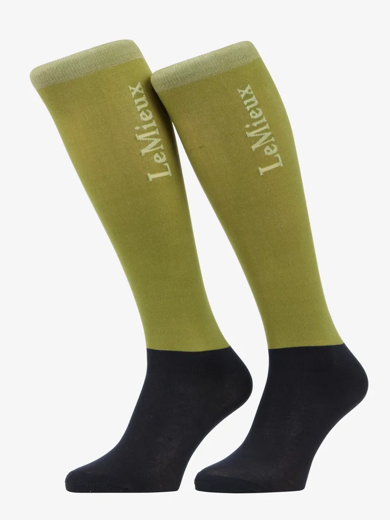 LeMieux Competition Socks in Gooseberry