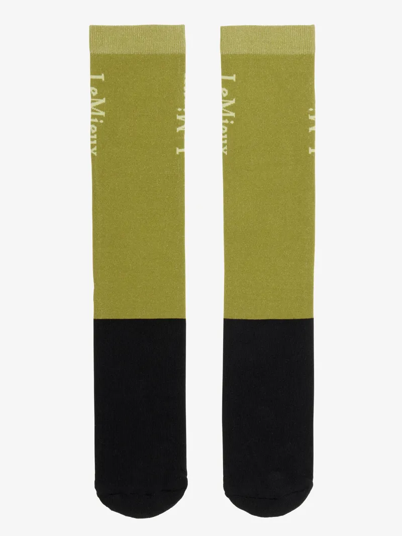 LeMieux Competition Socks in Gooseberry-1