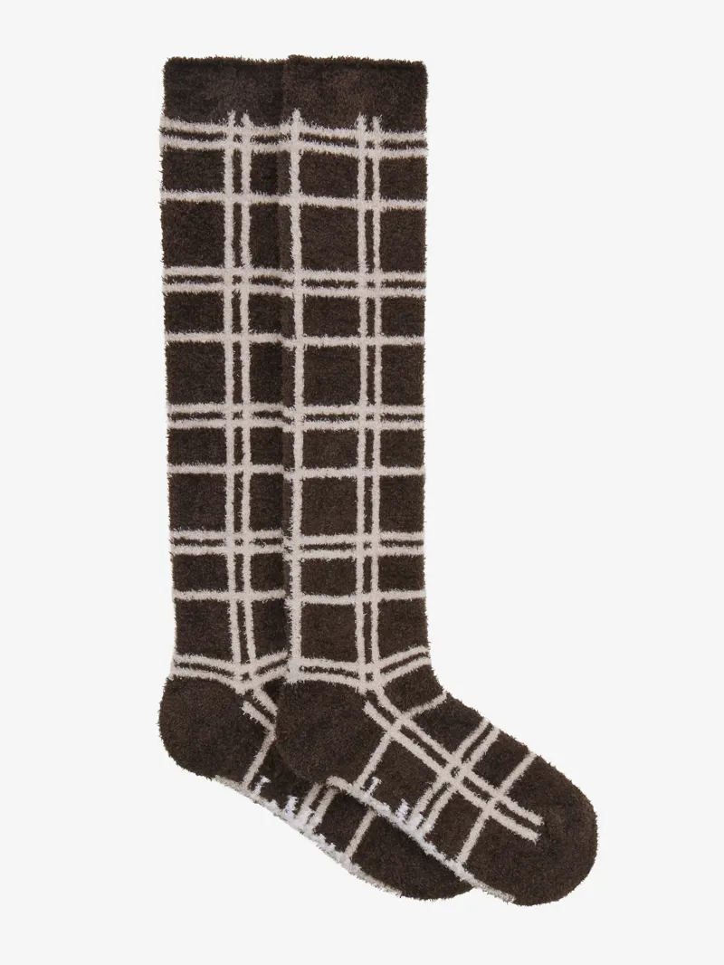 LeMieux Heritage Check Fluffies in Cocoa-1