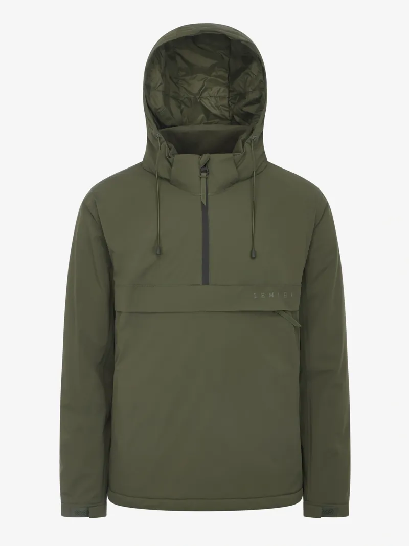 LeMieux Waterproof Anorak Mens in Olive-7