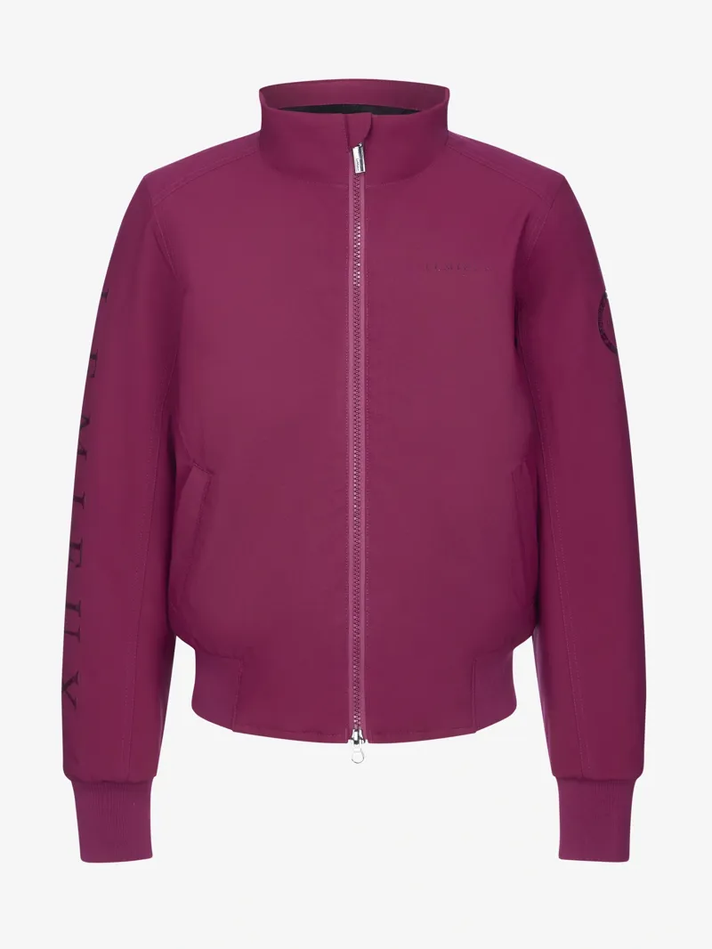 LeMieux Clarissa Crew Jacket Young Rider in Blackberry-6