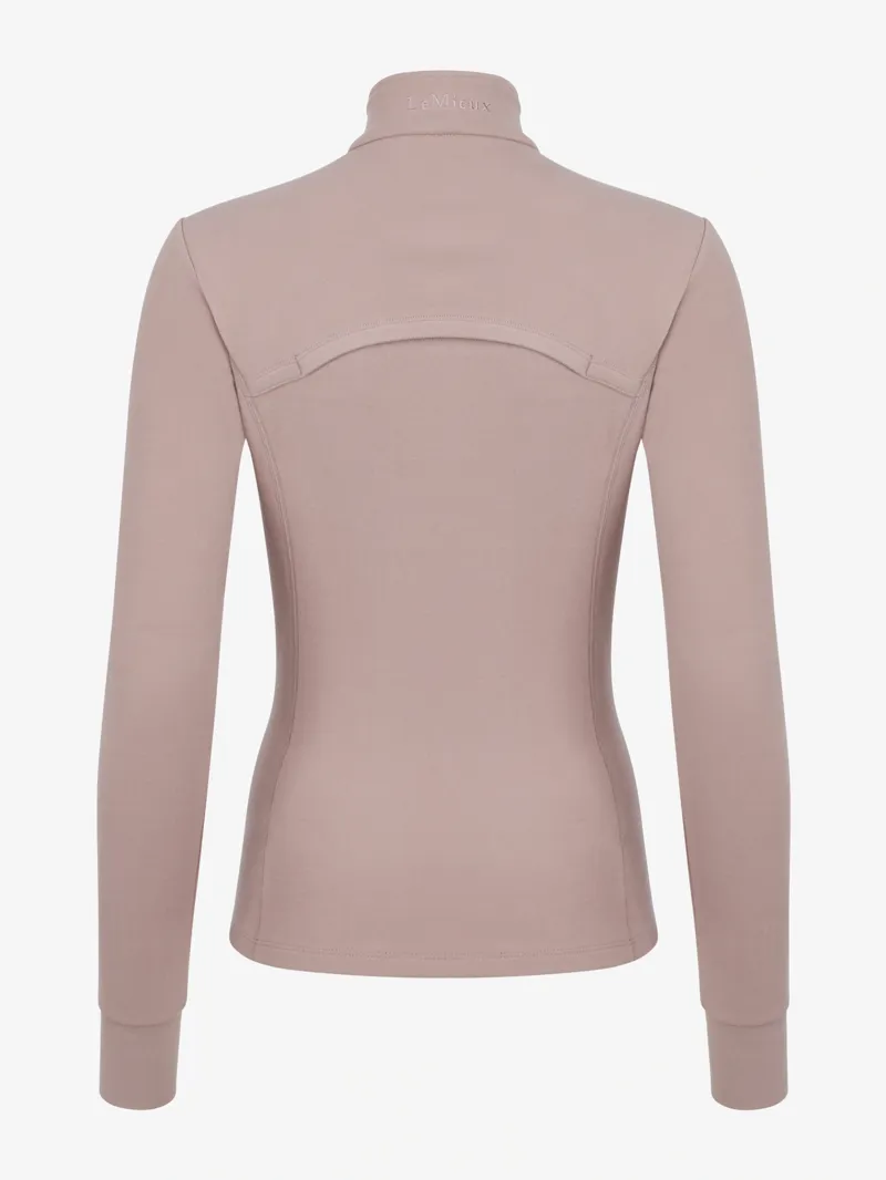 LeMieux Frances Quarter Zip Fleece Ladies in Wild Rose-2
