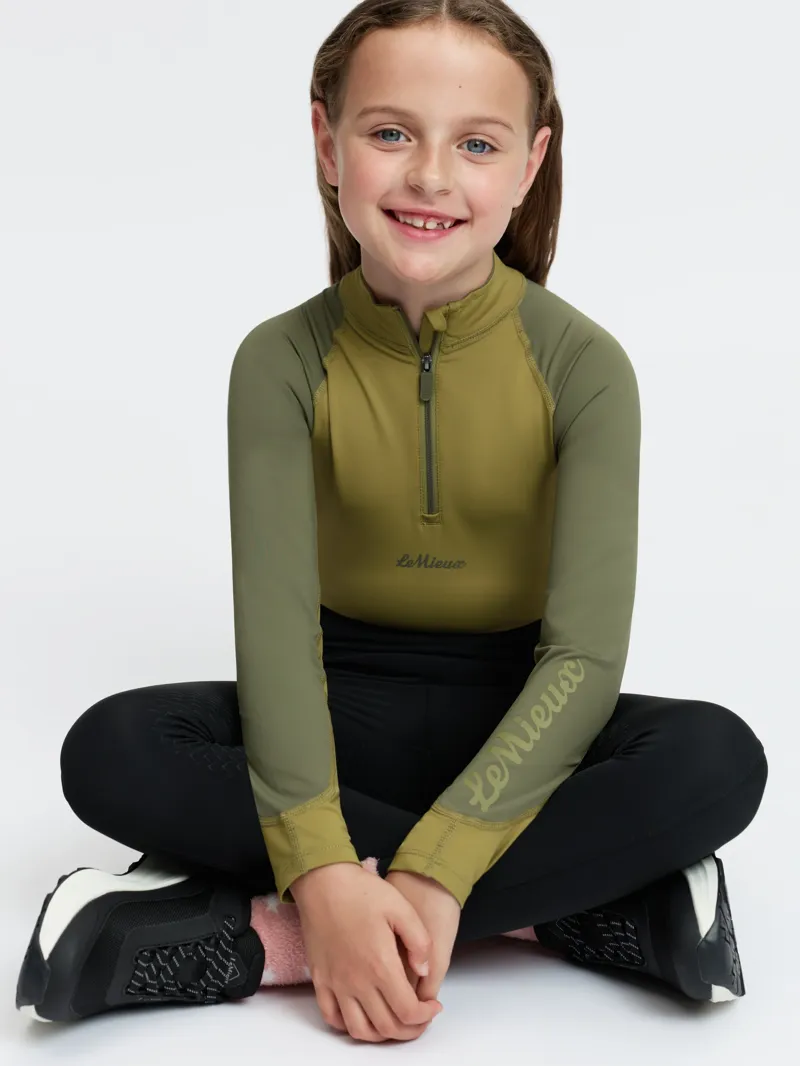 LeMieux Mini Base Layer in Gooseberry and Willow-6