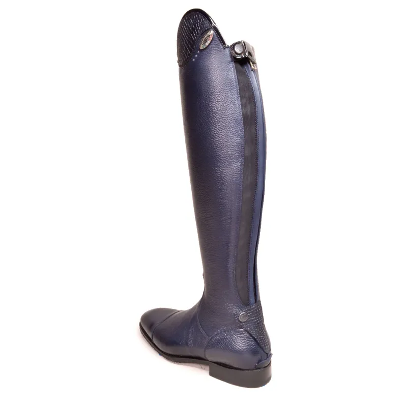 De Niro Salentino Tall Riding Boots in Regal Skye Blue-9