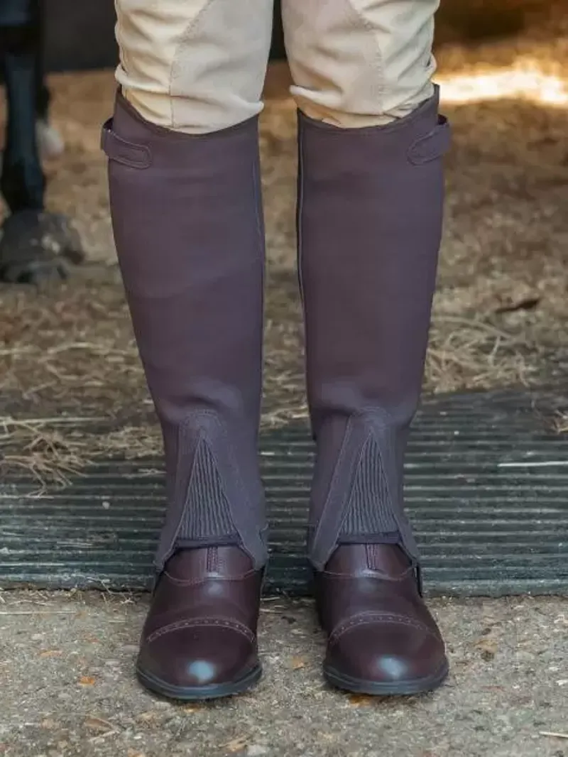 Just Chaps All Purpose Half Chaps Adults in Brown