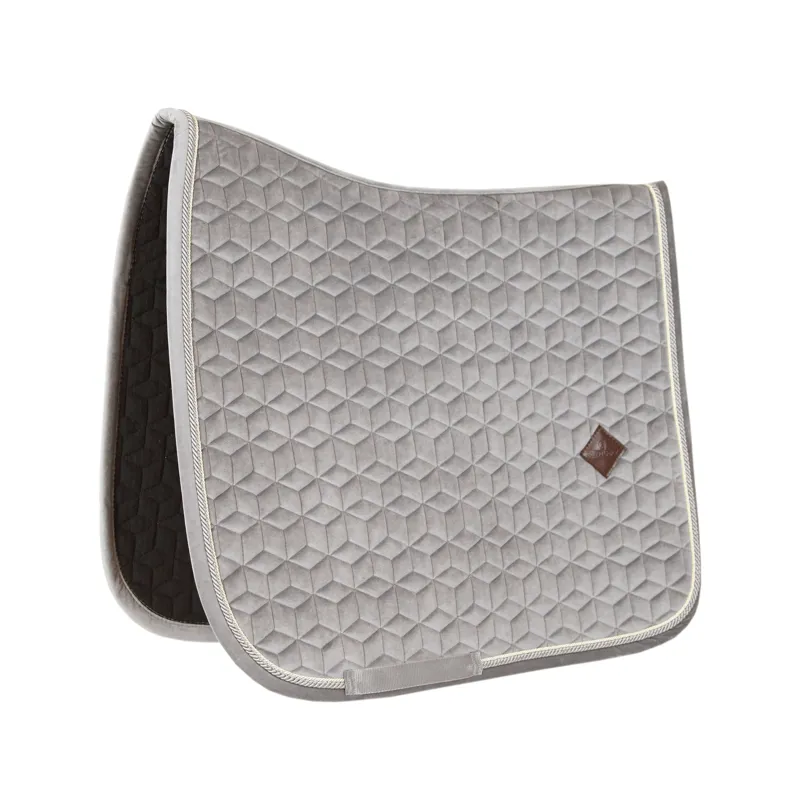Kentucky Basic Velvet Dressage Saddle Pad in Beige