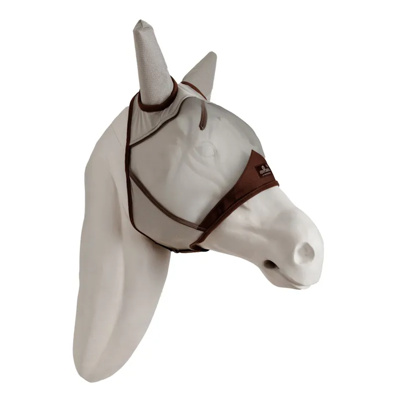 Kentucky Horsewear Classic Fly Mask with Ears - Silver
