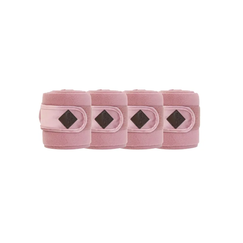 Kentucky Horsewear Polar Fleece Bandages Velvet in Old Rose