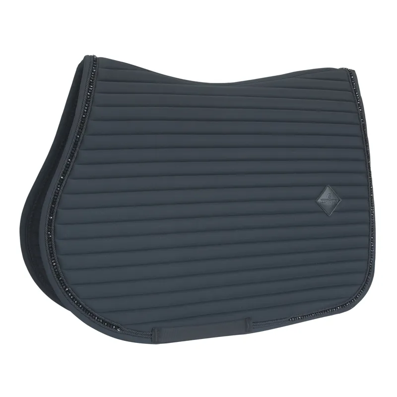 Kentucky Jumping Pearls Saddle Pad in Black