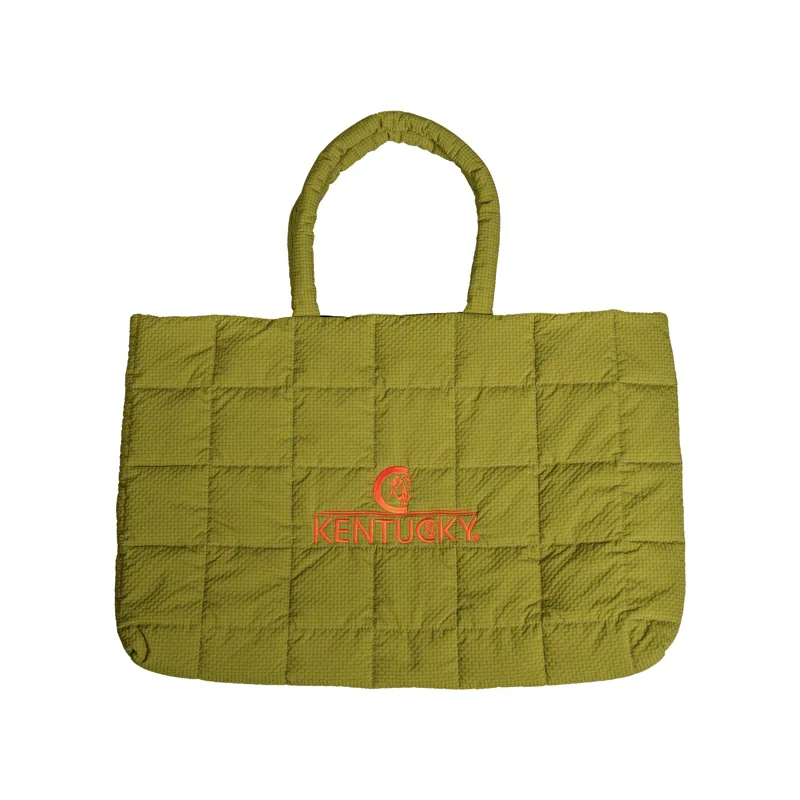 Kentucky Padded Bag with Logo in Khaki