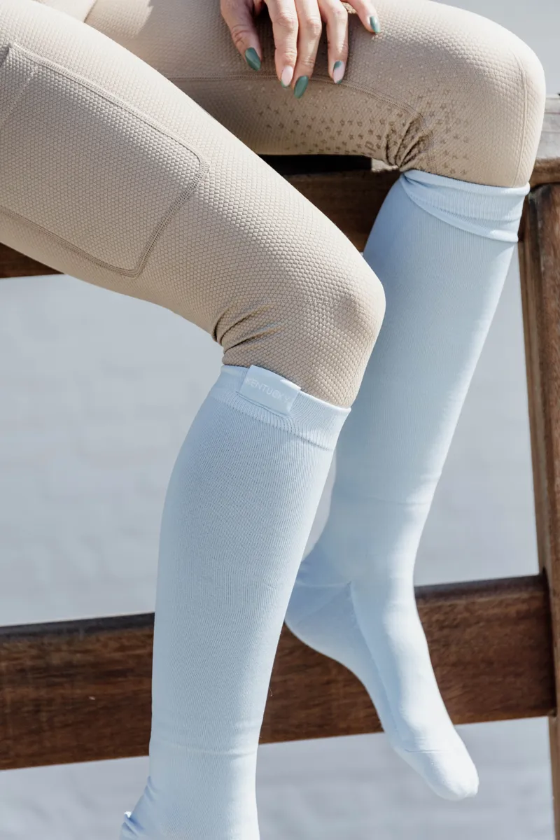 Kentucky Riding Socks in Light Blue-3