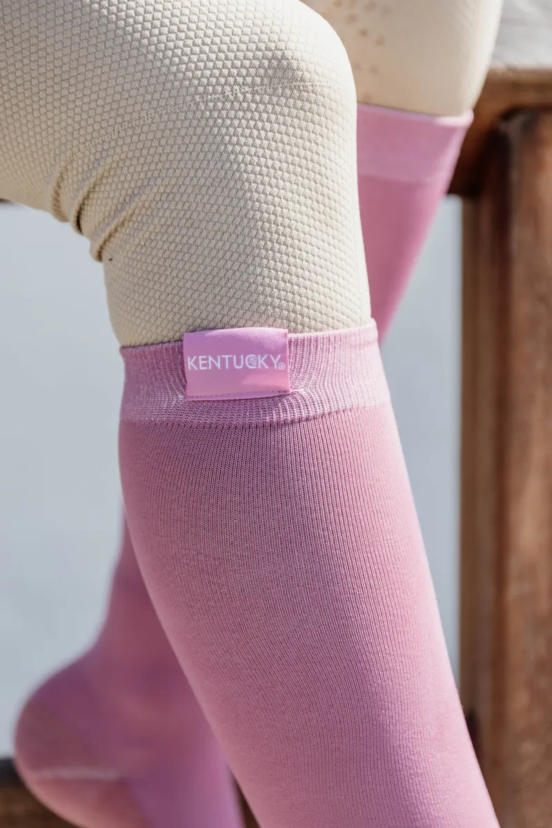 Kentucky Riding Socks in Light Pink-3