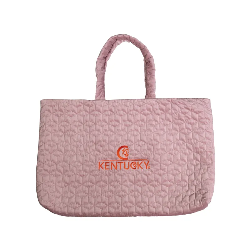 Kentucky Velvet Bag with Logo in Old Rose