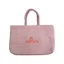 Kentucky Velvet Bag with Logo in Old Rose