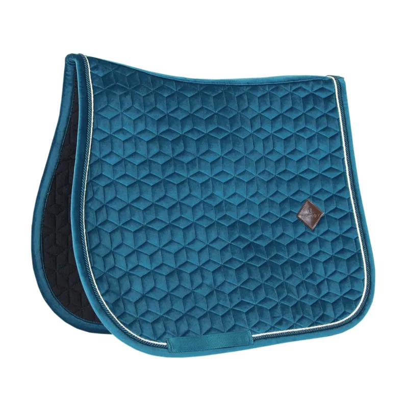 Kentucky Velvet Jumping Saddle Pad in Emerald